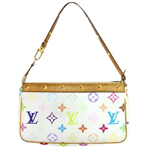 white colorful lv bag|authentic louis vuitton monogram bag.